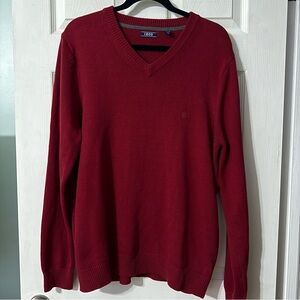 IZOD Dark Red Sweater Men’s L